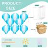 Palmhill 8 Sets 11.8" Hot Air Balloon Decorations Lanterns With Led Light view 2