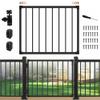 KWDOBUUS Deck Fence Gate Kit Outdoor,38" H x 48" W Adjustable Width Gates view 1