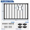 KWDOBUUS Deck Fence Gate Kit Outdoor,38" H x 48" W Adjustable Width Gates view 2