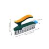 Sakuo Heavy Duty Multifunctional Crevice Cleaning Brush for Bathroom and Kitchen Ergonomic Handheld Scrubber for Grout Tiles and Narrow Gaps Home Accessory in Dark Green view 2