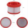 Filter,Compatible for Xiaomi G9, G9 Plus/G10, G10 Plus, Washable Vacuum Cleaner Replacement(3pcs) view 4