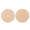 CORHAD 2pcs Eye Protection Anti-Glare Lamp Shade Cover, Small Brown Yellow Linen Ceiling Light Diffuser for Nursery Soft Light, LED Downlight Diffuser for Home and Room view 1
