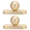 NULYLU Retro Cabinet Drawer Pull Handles with 32mm Backplate, Zinc Alloy Antique Style Knobs for Kitchen, Bedroom, and Furniture Upgrade 2pcs Set view 1