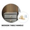 NULYLU Retro Cabinet Drawer Pull Handles with 32mm Backplate, Zinc Alloy Antique Style Knobs for Kitchen, Bedroom, and Furniture Upgrade 2pcs Set view 3