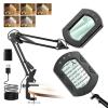 10X 30X Magnifying Glass with Light, Magnifying Lamp with Real Glass Square Lens, Stepless Dimming & 5 Color Modes, Magnifying Glass for Close Work, Crafts, Sewing, Repair & Reading view 1
