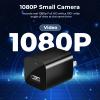 PATTERSON 1080P Camera USB Charger - Mini WiFi Camera with Motion Detection, Night Vision, App Connectivity for Home Monitoring view 3