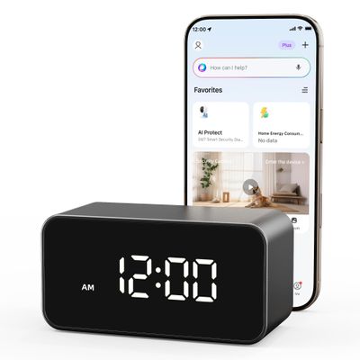 MarPanCam 2K Wireless Clock Camera with Motion Detection, 2.4G&5G WiFi, Mobile App Control, Home Security