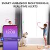 MarPanCam 2K Wireless Clock Camera with Motion Detection, 2.4G&5G WiFi, Mobile App Control, Home Security view 3