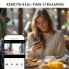 MarPanCam 2K Wireless Clock Camera with Motion Detection, 2.4G&5G WiFi, Mobile App Control, Home Security view 4