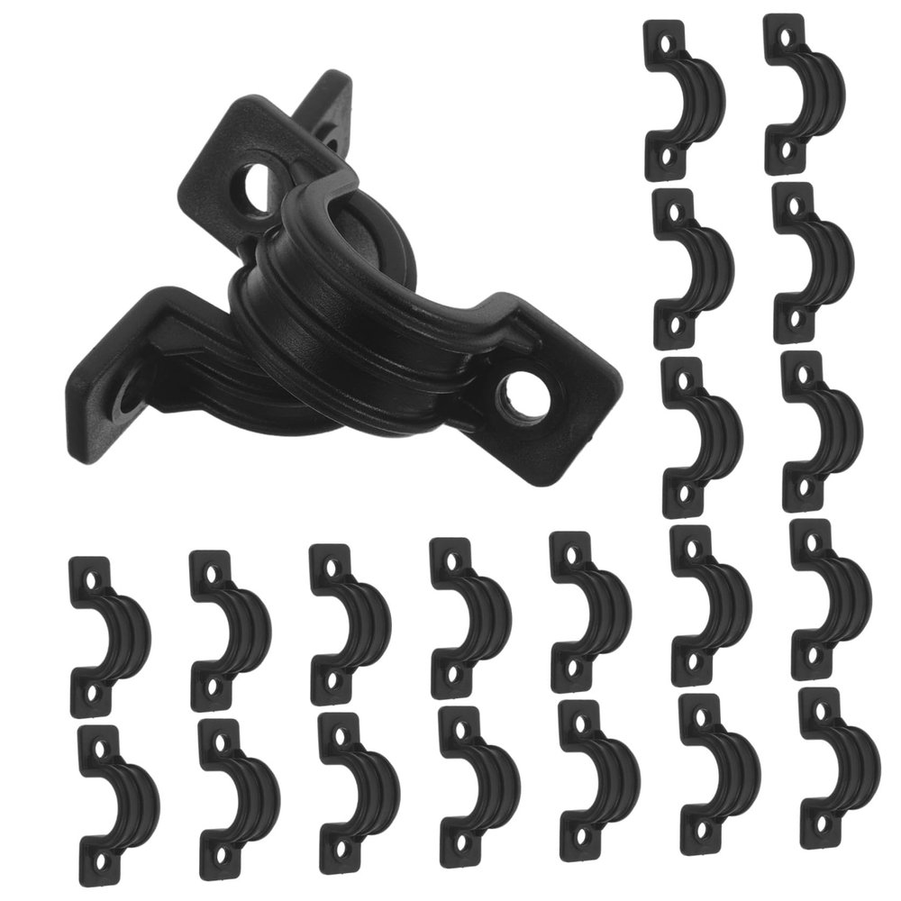 30pcs Plastic Pipe Clamp for Commode Chair and Wheelchair Accessories