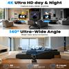 Mini Camera, 4K No Wifi Security Camera, WiFi & AP Mode, 160 Days Standby view 4