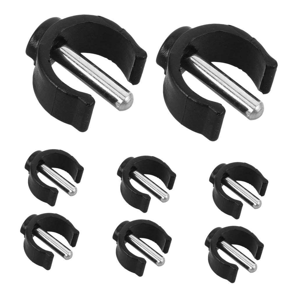 8pcs C Shape Walker C Clamp Lock Clips for 22mm Round Tube