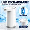 Water Pump for 5 Gallon jug, with 3 Modes One-Touch Electric Water Pump, USB-C Rechargeable, Compact and Portable for Home, Office and Camping view 4
