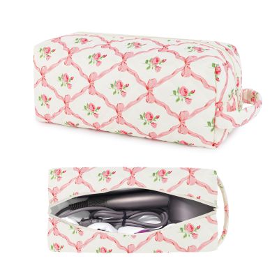Hair Tools Travel Carrying Bag, Quilted Floral Bag for Shark Flexstyle
