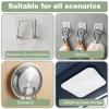 8 Pcs Scale Holder Bathroom Wall Mount Scale Wall Holder view 4