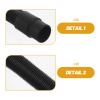 Universal Hair Steamer Hose 25 to 35mm Plastic Flexible Black view 3