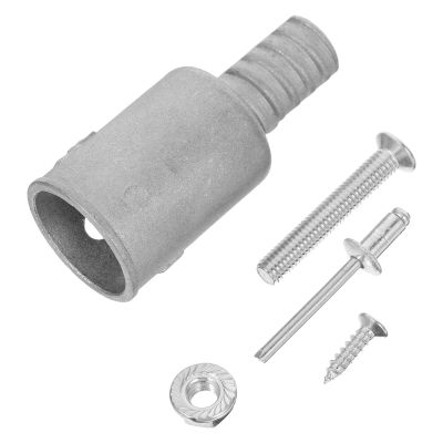 Alasum Aluminum Alloy Threaded Pole Adapter Set for 25mm Rods Silver