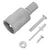 Alasum Aluminum Alloy Threaded Pole Adapter Set for 25mm Rods Silver view 1