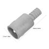 Alasum Aluminum Alloy Threaded Pole Adapter Set for 25mm Rods Silver view 2