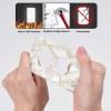 Printing Outlet Covers Gang Duplex Light Switch Cover Wall Plate for Bathroom Kitchen Decor (White Marble) view 2
