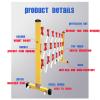Portable Aluminum Traffic Fence3.9ft High Retractable Pet Barrier Gate for Construction Maintenance & Traffic Control (H120cm x L200cm/6.5ft) view 3