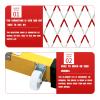 Portable Aluminum Traffic Fence3.9ft High Retractable Pet Barrier Gate for Construction Maintenance & Traffic Control (H120cm x L200cm/6.5ft) view 4