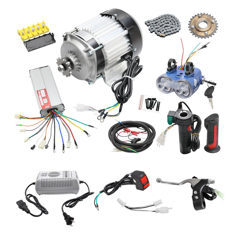 48V 800W Brushless Mid Mount Motor Controller Kit for Electric Scooter ATV