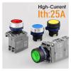 FXPCGZISH Button Switch Control Start Stop Self Reset No Lamp Normally Open Normally Closed Screw Pin Connection Without Lamp Momentary(A-Green,2NO) view 2