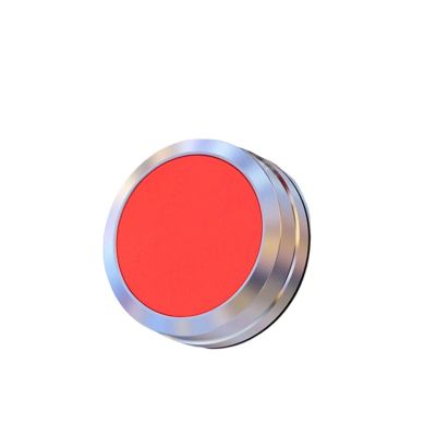 FXPCGZISH Button Switch Control Start Stop Self Reset No Lamp Normally Open Normally Closed Screw Pin Connection Without Lamp Momentary(A-red,2NO)