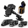 WYMZF Heavy Duty Truck Phone Holder for Mercedes-Benz Sprinter 3500XD Cargo Van 2015-2019, Handle Clamp Mount Cell Phone Holder with Adjustable Arm for Semi Truck Pickup Excavator Bus RV view 1