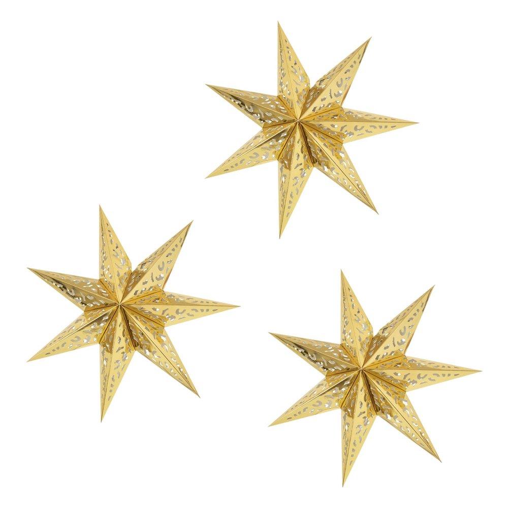 Artistic Star Cutout Lampshade Paper Hanging Light Cover for Themed Parties Restaurants and Personalizing Home Decors Festives Home Decors Star Lampshade