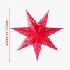 Artistic Star Cutout Lampshade Paper Hanging Light Cover for Themed Parties Restaurants and Personalizing Home Decors Festives Home Decors Star Lampshade view 3