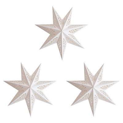 Paper Star Light Cover with Cutout Design for Romantics Ambiances Holiday Party Home Commercial Space Decorative Accent Paper Star Lampshade