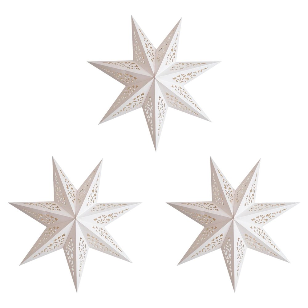 Paper Star Light Cover with Cutout Design for Romantics Ambiances Holiday Party Home Commercial Space Decorative Accent Paper Star Lampshade