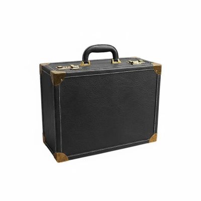 Hair Stylist Case Barber Tool Box Organizer Grooming Tool Case Storage Lockable Portable PU Leather Professional Layout Suitable for salon work client visits use, Array, Black, Large