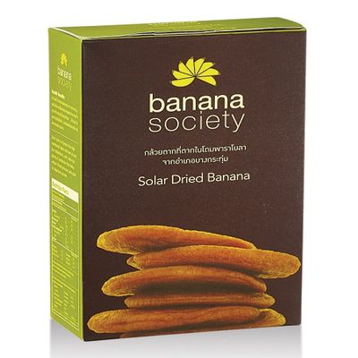 Banana Society , Solar Dried Banana - 15.87 Ounces