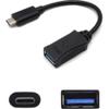 AddOn 7" USB 3.1 (C) Male to USB 3.0 (A) Female Black Adapter Cable (USBC2USB3FB) view 1