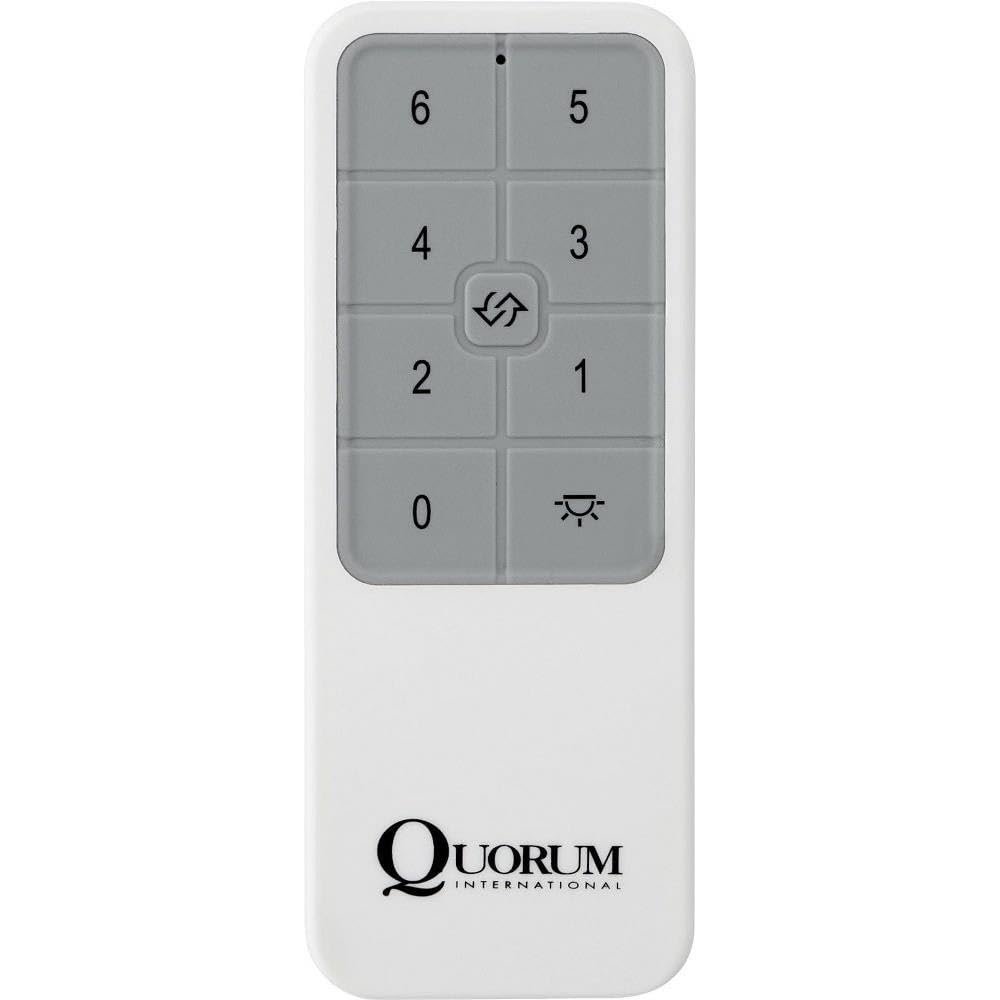 Quorum 8-9860-0 Transitional Fan Remote Control in White Finish,
