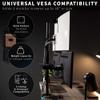 VIVO Triple LCD Monitor Desk Mount Stand Heavy Duty and Fully Adjustable, 3 Screens up to 30 inches STAND-V003T view 3