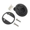Slam Latch Hatch Round Pull Latch (OWACH AL-958-4) for Boat Deck RV Cabinet Door Drawers Replace Southco M1 Push-to-Close (Black, 3/4" Door, Non-Locking) view 1