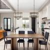 Cal Lighting FX-3685-5 Transitional Five Light Pendant from Modica Collection in Bronze / Dark Finish, 27.50x22.00x22.00, Distress Ivory/Iron view 3