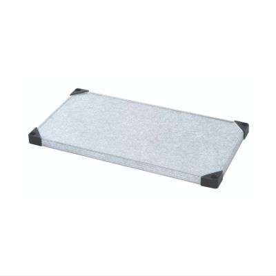 QUANTUM STORAGE SYSTEMS 1836SG-2 Solid Add-On Shelf Galvanized Steel 36" W x 18" D 2 Pack