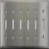 Brushed Satin Stainless Steel 6 Gang Toggle Switch Wall Plate view 1