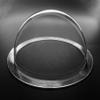 Ricrrover Diameter 6 Inch/150mm w/4 Holes Clear Acrylic Dome Flange Clear Plastic Hemisphere Indoor/Outdoor CCTV Replacement Clear Dome Camera Cover Security Dome Camera Housing view 3