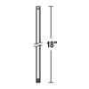 Savoy House DR-18-272 18" Downrod, Silver Dust view 2