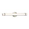 Cal Lighting LA-8601M 26W AC LED Vanity Light, L: 25 1/2", Brushed Steel,2.30x2.80x25.30 view 1