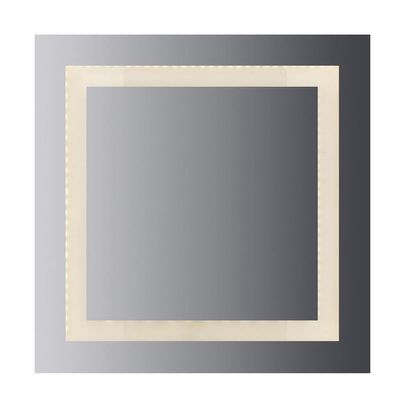 Cal Lighting LM4ISD-3636-3K Contemporary Modern LED Mirror from Glow Mirror Collection in Chrome Finish, 2.00 inches