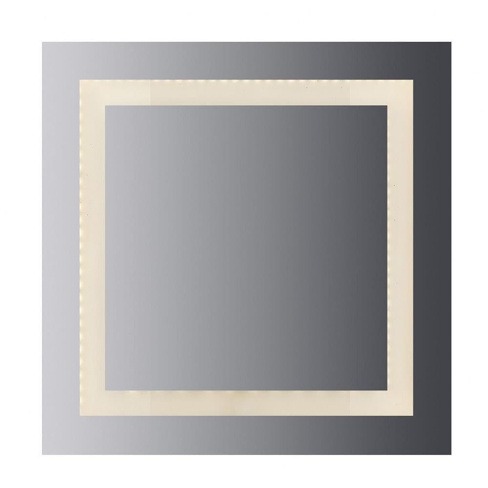 Cal Lighting LM4ISD-3636-3K Contemporary Modern LED Mirror from Glow Mirror Collection in Chrome Finish, 2.00 inches