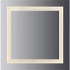 Cal Lighting LM4ISD-3636-3K Contemporary Modern LED Mirror from Glow Mirror Collection in Chrome Finish, 2.00 inches view 2