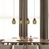 Cal Lighting FX-3673-1 Transitional One Light Pendant from Aversa Collection in Bronze / Dark Finish, 7.00 inches, Amber view 2